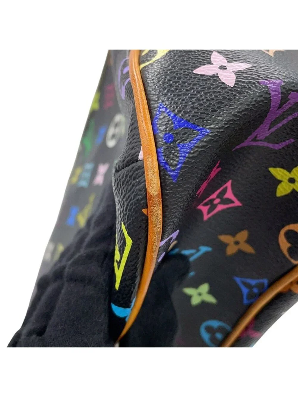 Louis Vuitton Shoulder Bag Monogram Multicolor Lodge GM Black